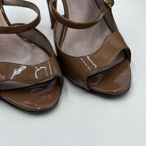 Miu miu Mary Jane Classic Ever Chic prada Double Strap Beige Nude Heel Sz 37/6-7 - Picture 3 of 14